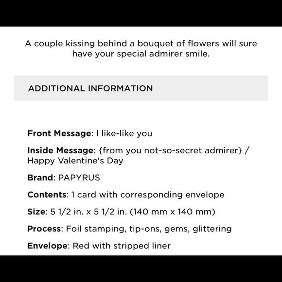 ⚡️5/$30⚡️Papyrus not secret admirer, VD card - LAST 1 LEFT - Picture 7 of 7